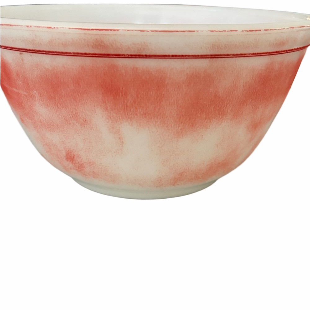 Pyrex Vintage mixing nesting bowl red #402 1.5 quart 1945